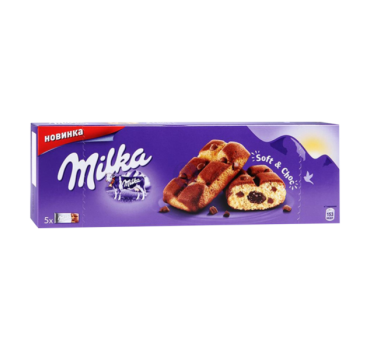 „მილკა“ ბისკვიტი რძიანი, შოკოლადის ნატეხებით 175 გ
