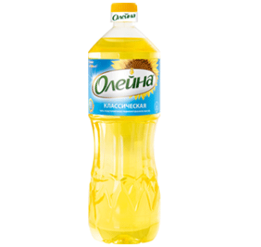 „ოლეინა“ მზესუმზირის ზეთი 1 ლ 
