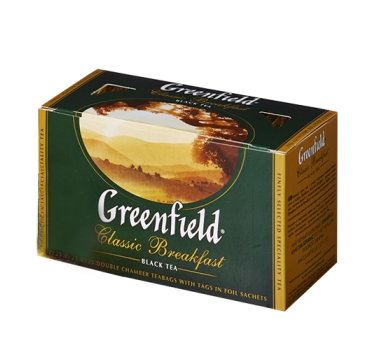 „გრინფილდი“ ჩაი შავი „კლასიკური ბრექვესთი“ 25 ც. 
