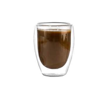 ჭიქა მინის, ორმაგი 250 მლ
