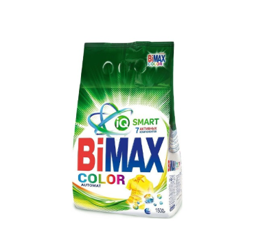 „ბიმაქსი“ სარეცხი ფხვნილი „ავტომატი“, ფერადი 1,5 კგ
