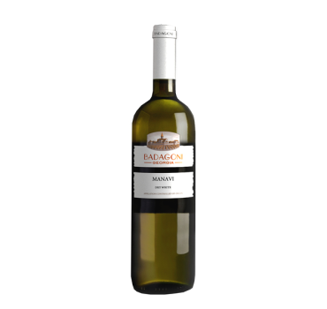 „ბადაგონი“ ღვინო „მანავი“ თეთრი ნახ/მშ. 0.75 ლ 
