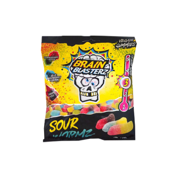 „ბრეინ ბლასტერს“ კარამელი მჟავე, ლურჯი 100 გ 
