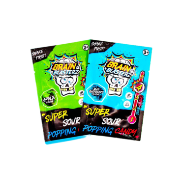 „ბრეინ ბლასტერს“ კარამელი  ჟოლო ვაშლი 10 გ
