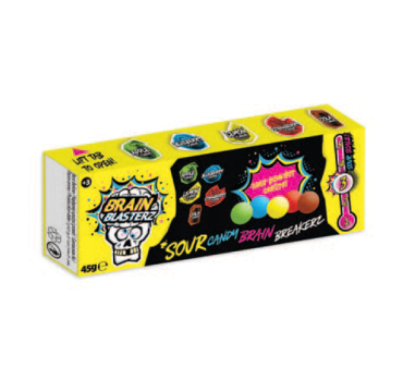„ბრეინ ბლასტერსი“ კარამელი, მჟავე 45 გ 
