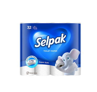 „სელპაკი“ საპირფარეშოს ქაღალდი 32 ც. 
