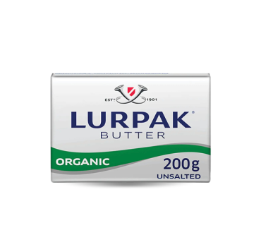 „ლურპაკი“ კარაქი ნაღების ორგანული 82% 200 გ 
