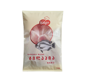 „კასკო“ ტელაპიის ფილე 1 კგ 
