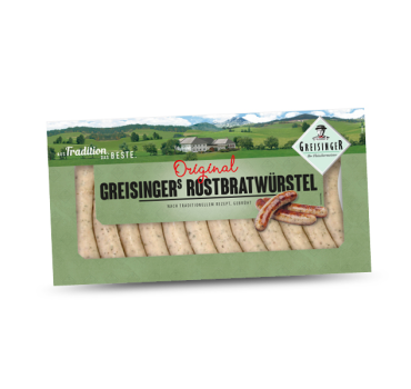 „გრეიზინგერი“ სოსისი სანელებლებით 250 გ
