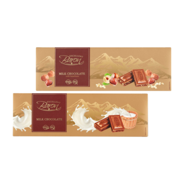 „მილანო“ შოკოლადის ფილა 220 გ 
