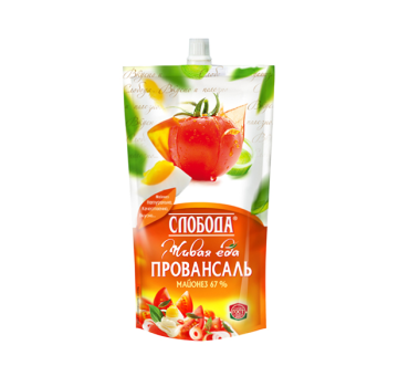 „სლობოდა“ მაიონეზი „პროვანსული“ 67% 400 გ 
