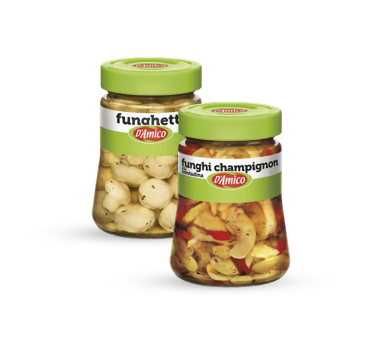 „დამიკო“ ქამა სოკოს კონსერვი , დაჭრილი 280 გ 
