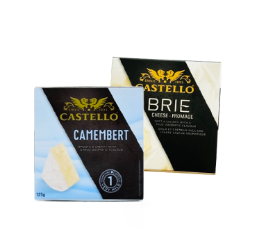 „კასტელო“ ყველი „ბრი“/„კამამბერი“ 125 გ 
