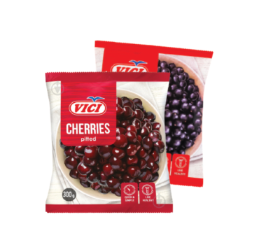 „ვიჩი“ ალუბალი უკურკო/შავი მოცხარი, გაყინული 300 გ 
