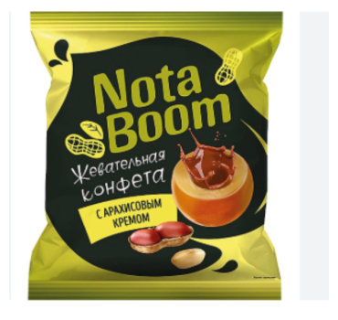 „იაშკინო“ ირისი „ნოტაბუმი“ მიწის თხილით 500 გ 
