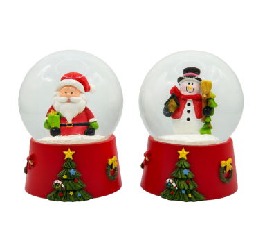 ბურთი მინის, საახალწლო  4X6 სმ. 
