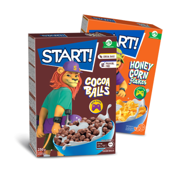 „სტარტი“ ბურბუშელა სიმინდის 280 გ 
