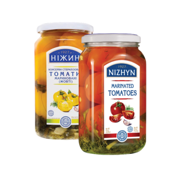 „ნეჟინ“ კონსერვი მჟავე პომიდვრის 920 გ 
