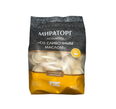 „მირატორგი“ პელმენი შერეული ხორცით 700 გ 
