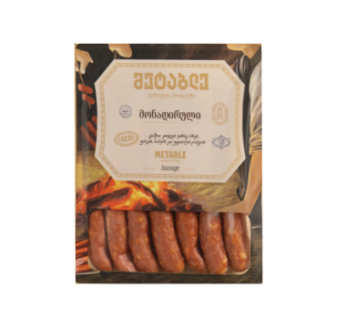 „მეტაბლე“ ნახ/შებ. ძეხვი „მონადირული“ 270 გ 
