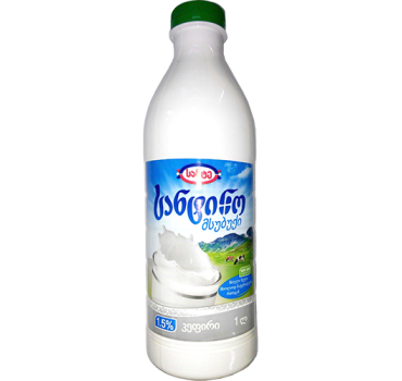 სანტინო“  კეფირი  1% ; 2.5%  900 მლ
