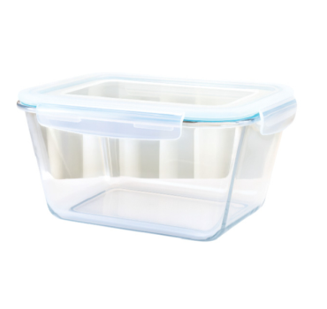 კონტეინერი  მინის, ჰერმენტული 800 მლ
