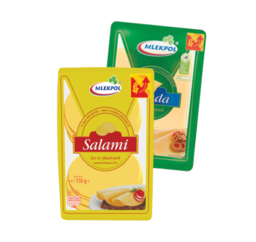 „მლეკპოლი“ ყველი „გაუდა“/„სალიამი“, დაჭრილი 150 გ 
