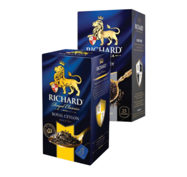 „რიჩარდ“ ჩაი შავი/მწვანე 25 ც. 
