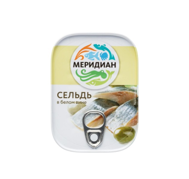 „მერიდიანი“ შებოლილი ქაშაყი თეთრი ღვინით 115 გ
