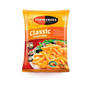 „ფარფრიტსი“ ფრი სტანდარტული/ტალღოვანი 750 გ 
