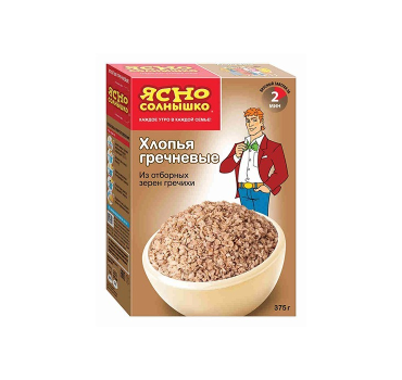 „იასნო სოლნიშკო“ ფანტელი წიწიბურის 375 გ 
