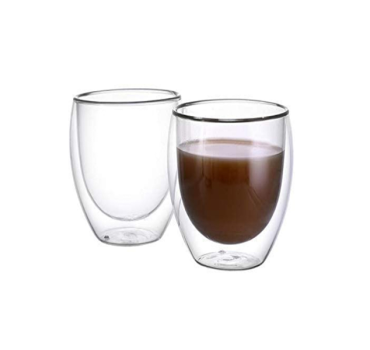 ჭიქა მინის, ორმაგი 400 მლ
