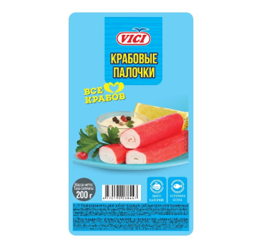 „ვიჩი“ კიბორჩხალის ჩხირი , გაუყინავი 200 გ 
