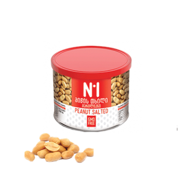 „N1“ მიწის თხილი 125 გ
